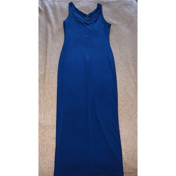💕😍❤️MAKE AN OFFER! BODYCON TANK DRESS - DARK BLUE😍💕 - Picture 2 of 3